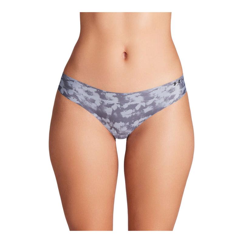 Under Armour Underwear Womens Under Armour Pure Stretch Seamless Bikini Briefs 3 Pack Multi La Zebrah Rosa